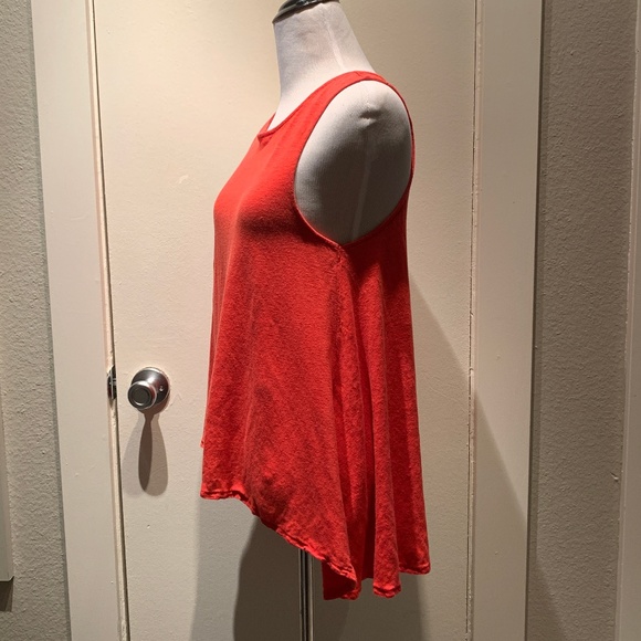 Michael Kors Red Linen Sleeveless A-Line Tunic - Picture 5 of 13